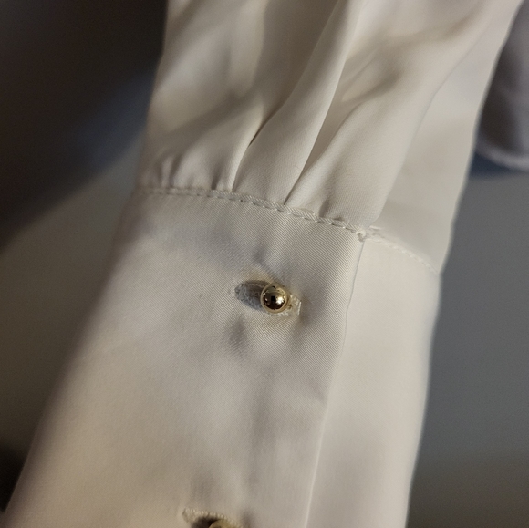 Zara long sleeves white blouse / Blouse blanche Zara manche longue - Picture 6 of 8